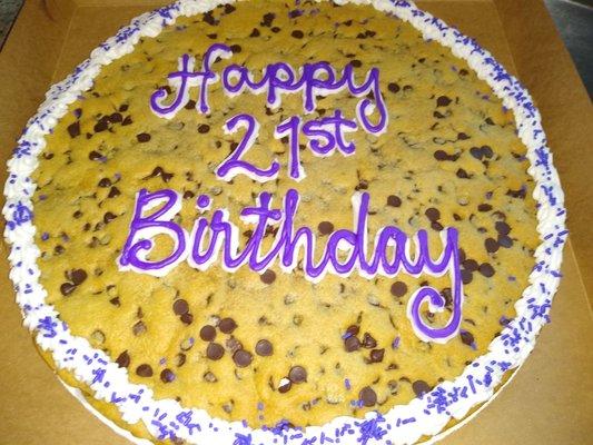 Picked up my son's birthday cookie today! Looks great!