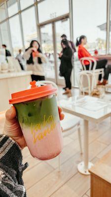 Strawberry matcha