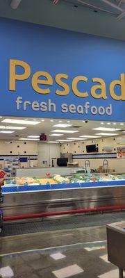 Seafood counter