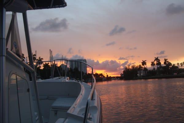 Sunset Cruise on our Boston Whaler 28'