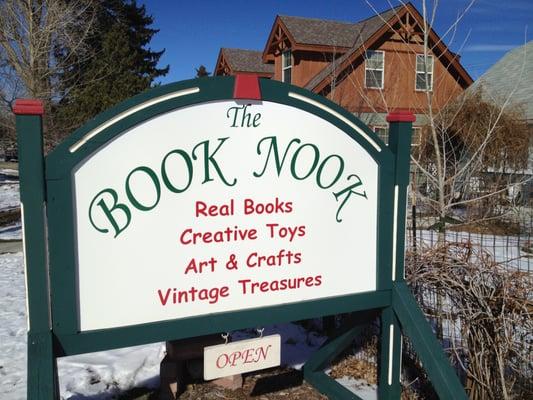 Book Nook - signage