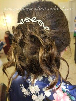 Bridal updo