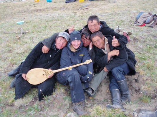 Our family of nomads in Mongolia.