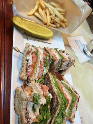 Turkey BLT Club Sandwich