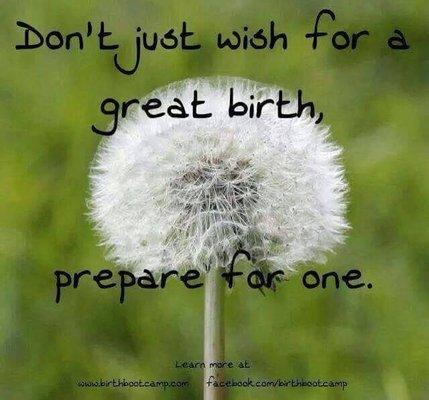 Stack the odds in your favor. Offering Childbirth Education classes.