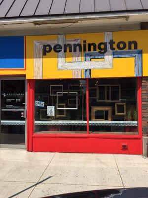 New store front for Pennington Custom Art Services