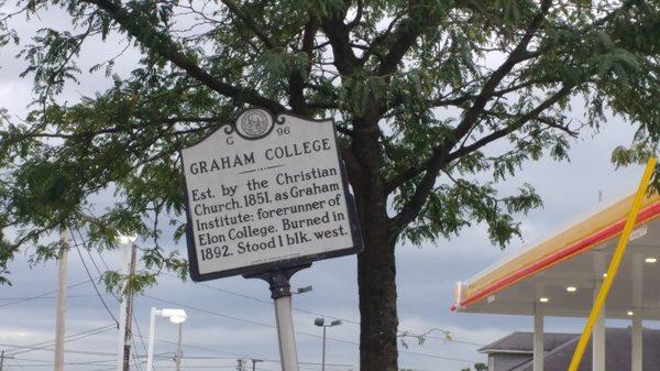 Graham College Historical Marker, Graham, NC