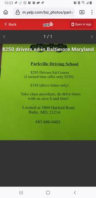 Parkville Driving School