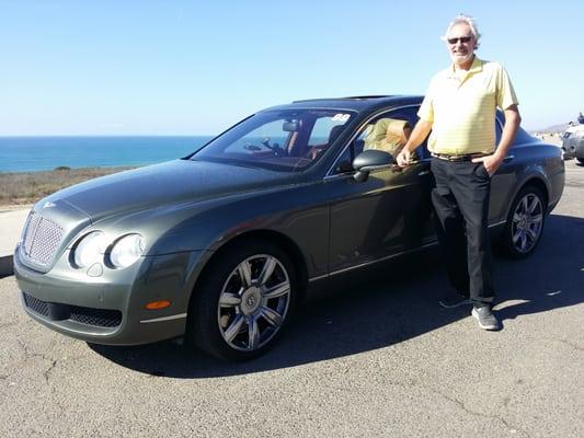 I had a small fender bender on my Bentley Flying Spur. the rear bumper needed replacing and the left rear tail light.