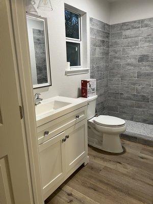 Bathroom remodel