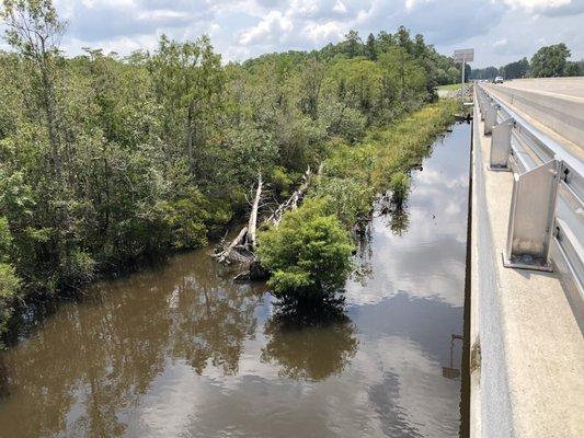 Off FL-87 bridge