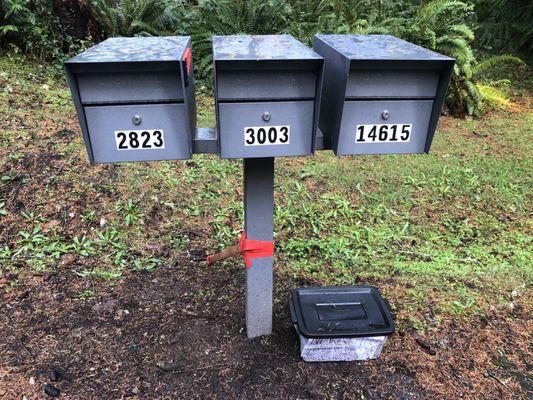 Armored Locking Mailbox Installations