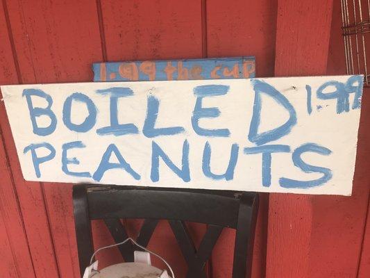 Boiled peanuts $1.99