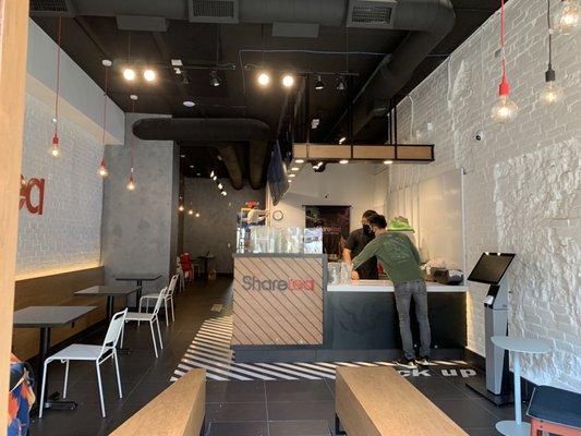 Inside sharetea's new location