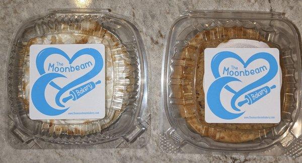 Coconut Cream Pie and Apple Pie