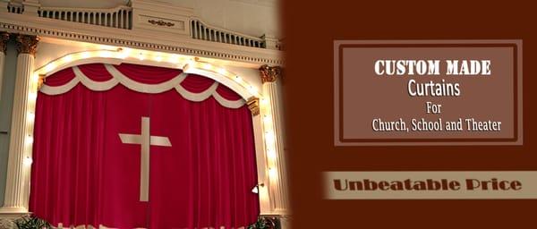 Church Stage Curtains