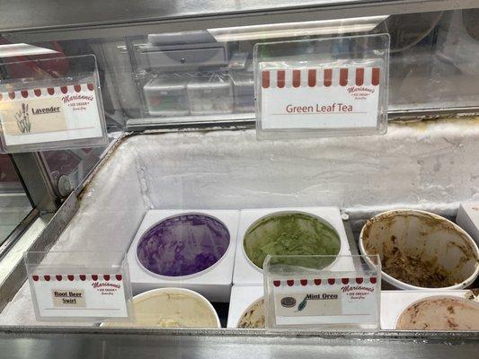 Ice cream flavors