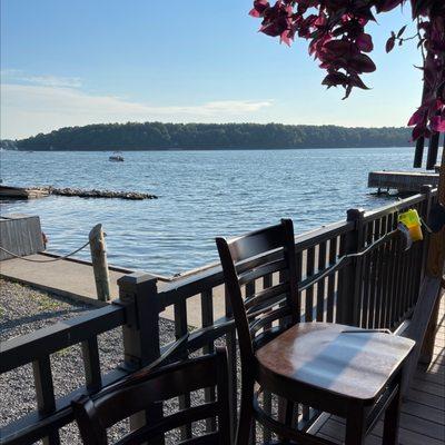 The back deck at Carbone's