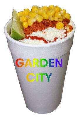 Elote-corn in a cup