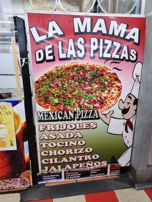 The famous Mexican Pizza (Must try)