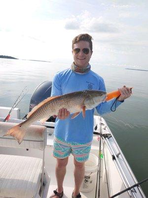 Red fish off Paris Island