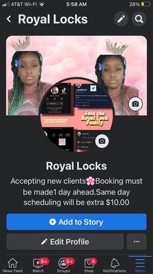 Join royal locks on Facebook