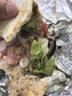 Disgusting Chicken Gyro