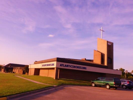 Atlantic Shores Baptist Church at the corner of Kempsville Rd and Centerville Turnpike in Virginia Beach, VA.