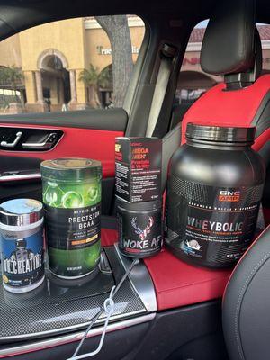 Dr. Creatine  Precision BCAA Woke AF PreWork out  AMP WheyBolic Protein (Cookies and Cream) Vitamins