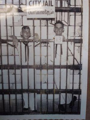 Gerald & Bruce at GITMO about 1962.