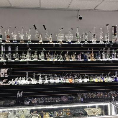 Beautiful glass water pipes