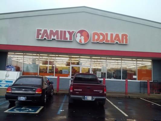 Family Dollar on Rockville Road next door to Grindstone Charley's. Larger selection than most and not a scary clientele.