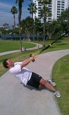 TRX workout