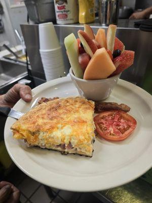 Quiche breakfast