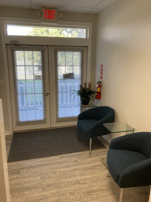 Our reception area where patients can wait for treatment