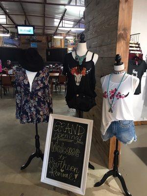 Southern Revival boutique located inside The Ranch in Rockdale, TX