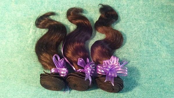 7(A) 100% Virgin Human Hair BodyWave  3-bundle Deal in Malaysian, Peruvian and Brazilian. Available in 14-30 inches