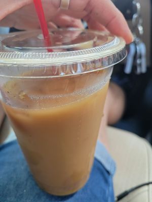 Caramel cold brew with cream