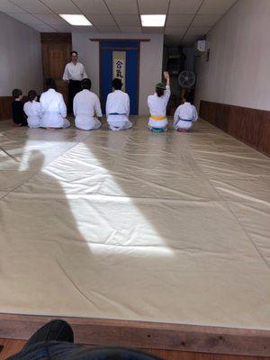 Morning class at Aiki Spokane