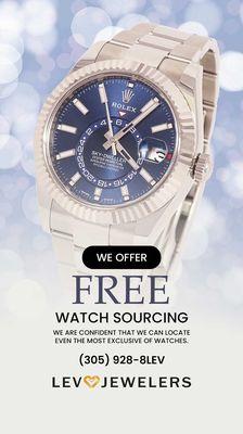 Free Watch Sourcing