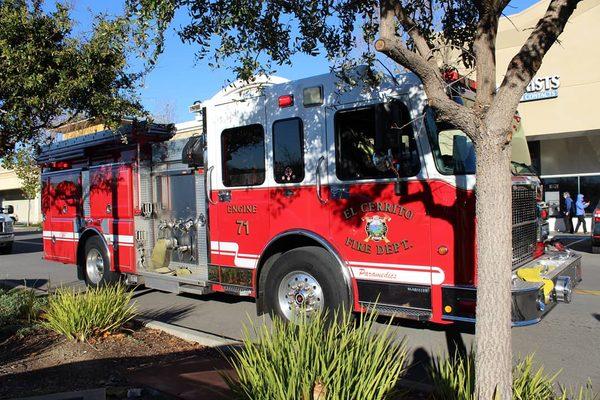 Engine 71 on a medical