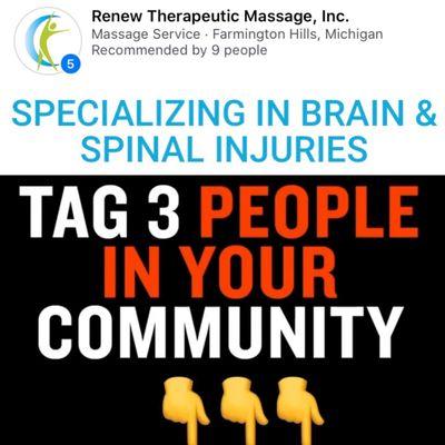 Specialize in Brain and Spinal Injuries.