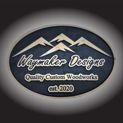 Custom Carved Logo Sign