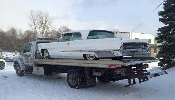 Vintage Car Towing