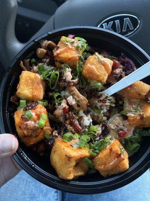 Tofu veggie bowl!