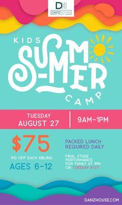 We offer fun Summer Camps for Kids!