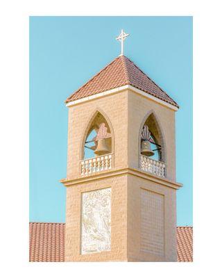 Church bell and cross