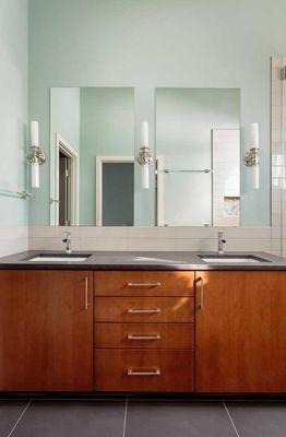 Custom Cut Vanity Mirrors