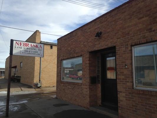 The Nebraska Land Surveying office in Broken Bow, Nebraska