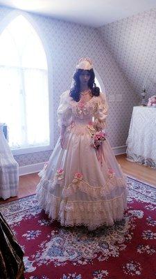 Wedding gown and boudoir